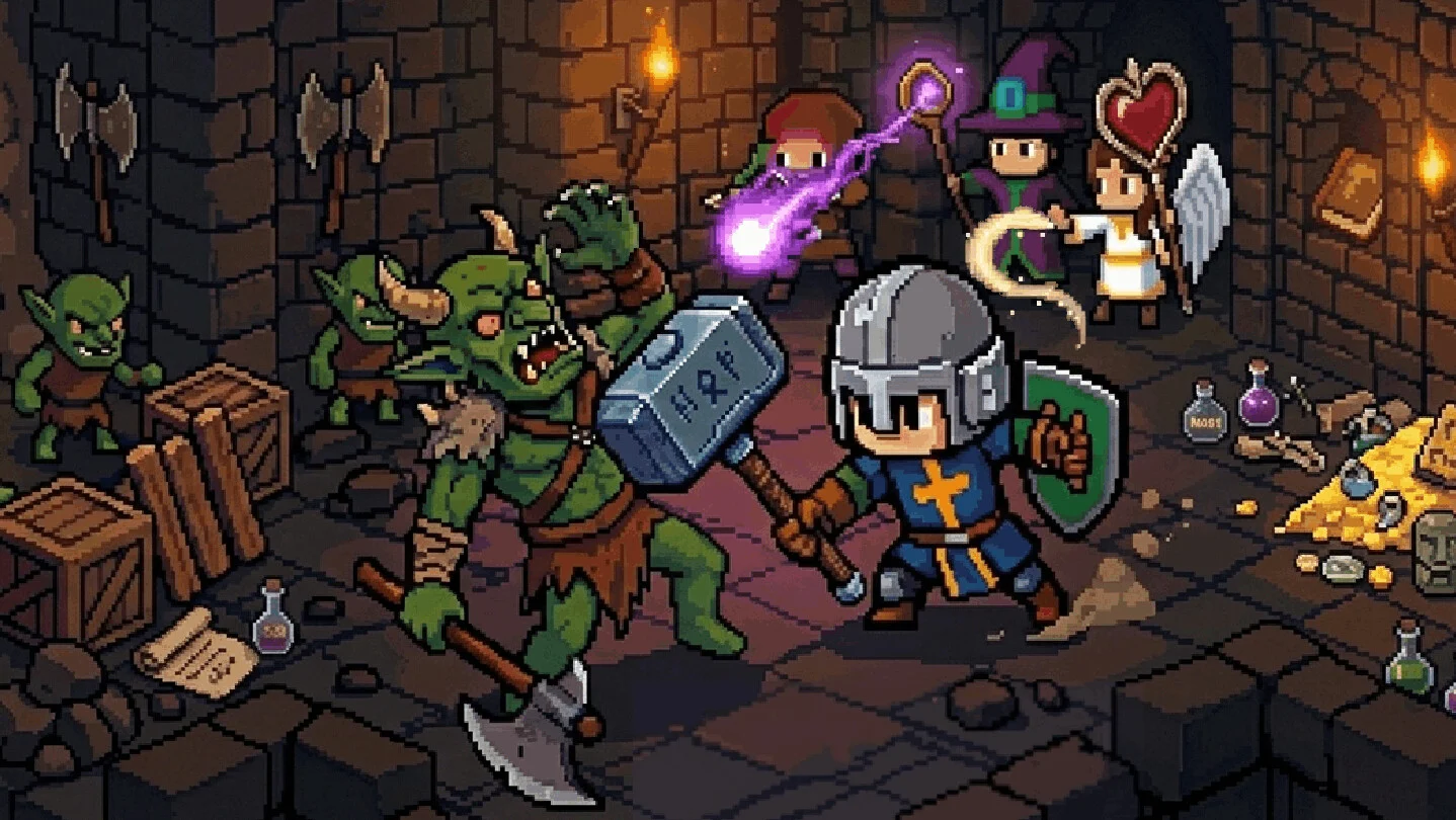 Loop Dungeon - Incremental key art